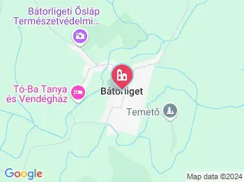 Bátorliget a térképen