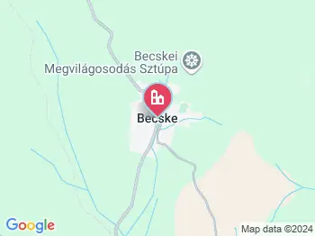 Becske a térképen