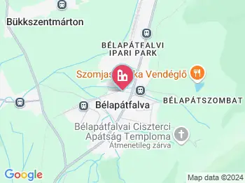 Bélapátfalva szállások a térképen