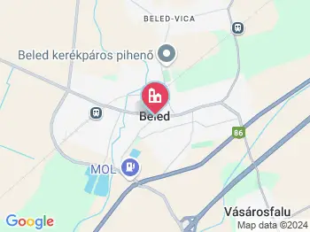 Beled a térképen