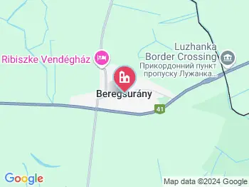 Beregsurány a térképen