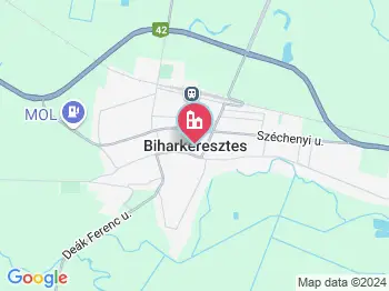 Biharkeresztes a térképen