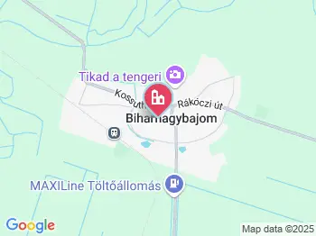 Biharnagybajom a térképen