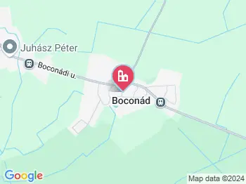 Boconád a térképen