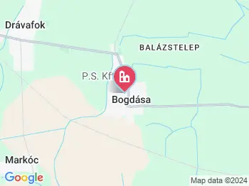 Bogdása a térképen