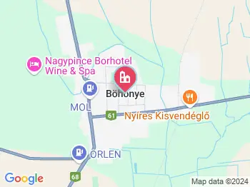 Böhönye a térképen