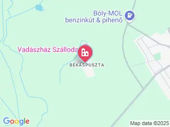 Bóly - Békáspuszta a térképen