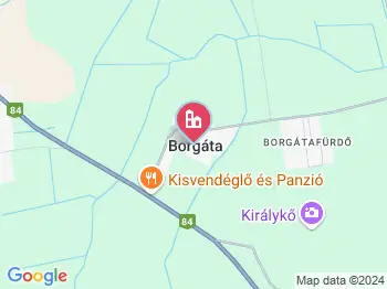 Borgáta a térképen