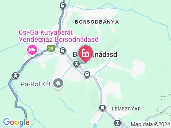 Borsodnádasd a térképen