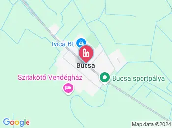 Bucsa a térképen