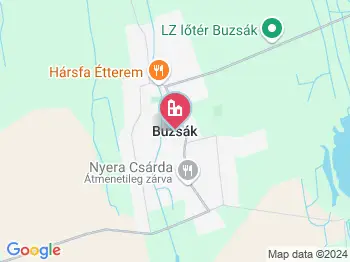 Buzsák a térképen