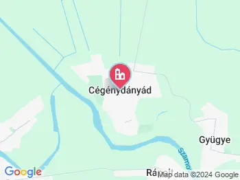 Cégénydányád a térképen