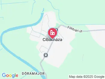 Cibakháza a térképen