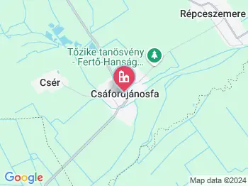 Csáfordjánosfa a térképen