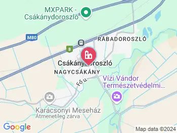 Csákánydoroszló a térképen