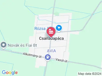 Csanádapáca a térképen