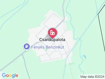 Csanádpalota a térképen
