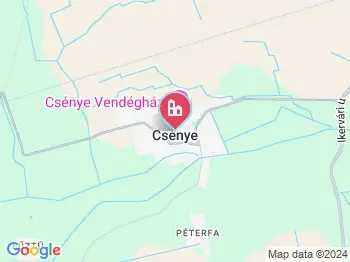 Csénye a térképen