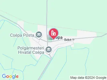 Csépa a térképen