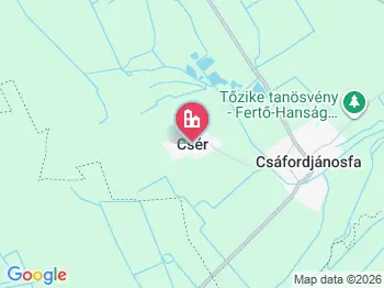 Csér a térképen