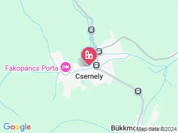 Csernely a térképen