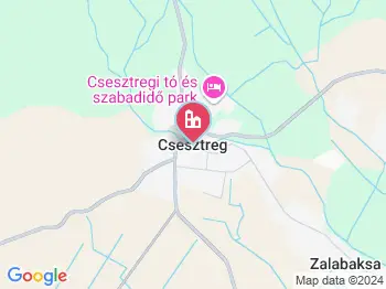 Csesztreg a térképen