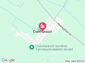 Csévharaszt a térképen