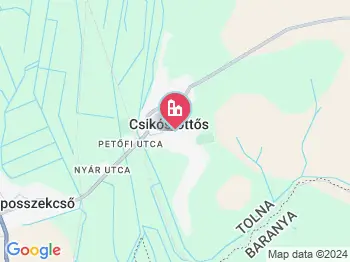 Csikóstőttős a térképen