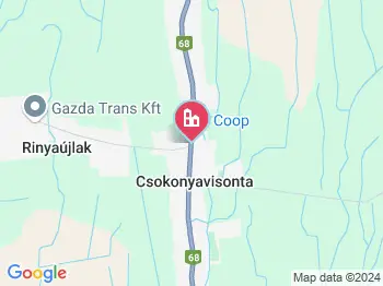 Csokonyavisonta a térképen