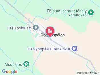 Csólyospálos a térképen