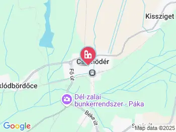 Csömödér a térképen