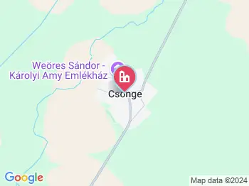 Csönge a térképen