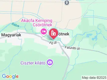 Csörötnek a térképen