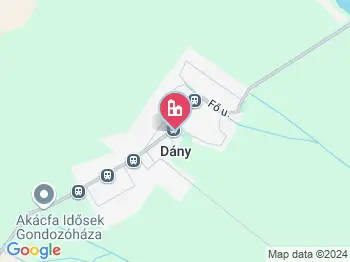 Dány a térképen