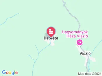 Debréte a térképen