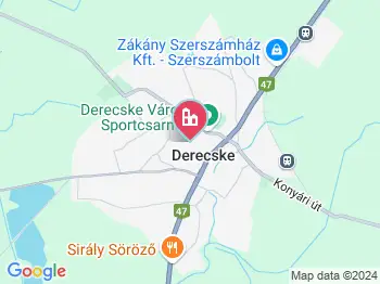 Derecske éttermek a térképen