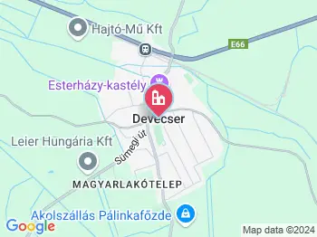 Devecser a térképen