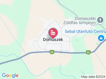 Domaszék a térképen