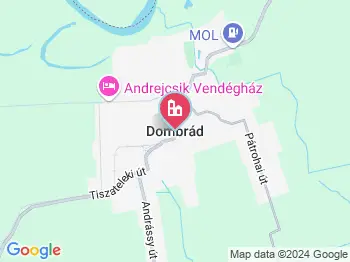 Dombrád a térképen