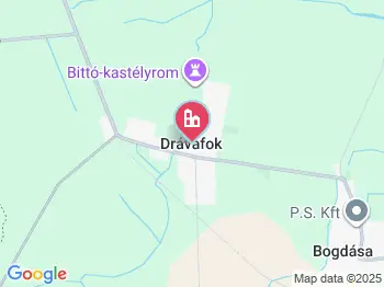 Drávafok a térképen