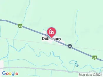 Dubicsány a térképen