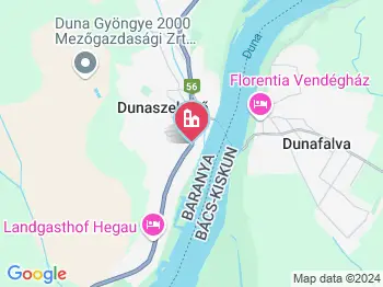 Dunaszekcső a térképen