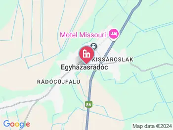 Egyházasrádóc a térképen