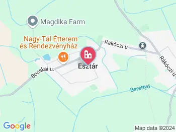 Esztár a térképen