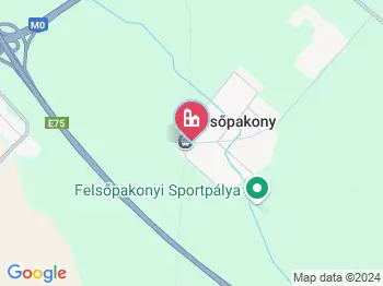 Felsőpakony a térképen