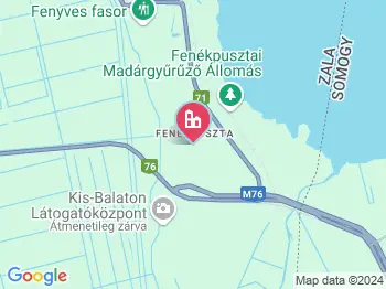 Fenékpuszta a térképen