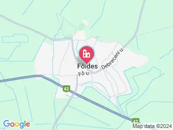 Földes a térképen