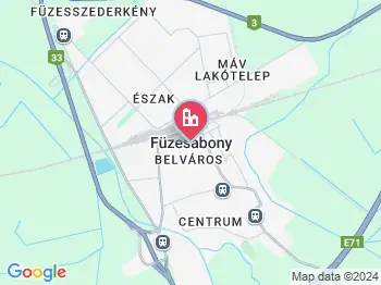 Füzesabony a térképen