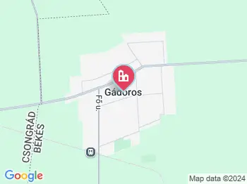 Gádoros a térképen