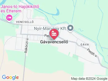 Gávavencsellő a térképen